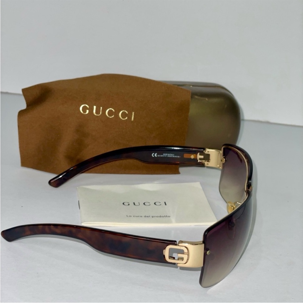 Gucci Tortoiseshell Gradient Sunglasses - image 4
